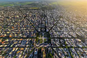 Vista aérea de La Plata